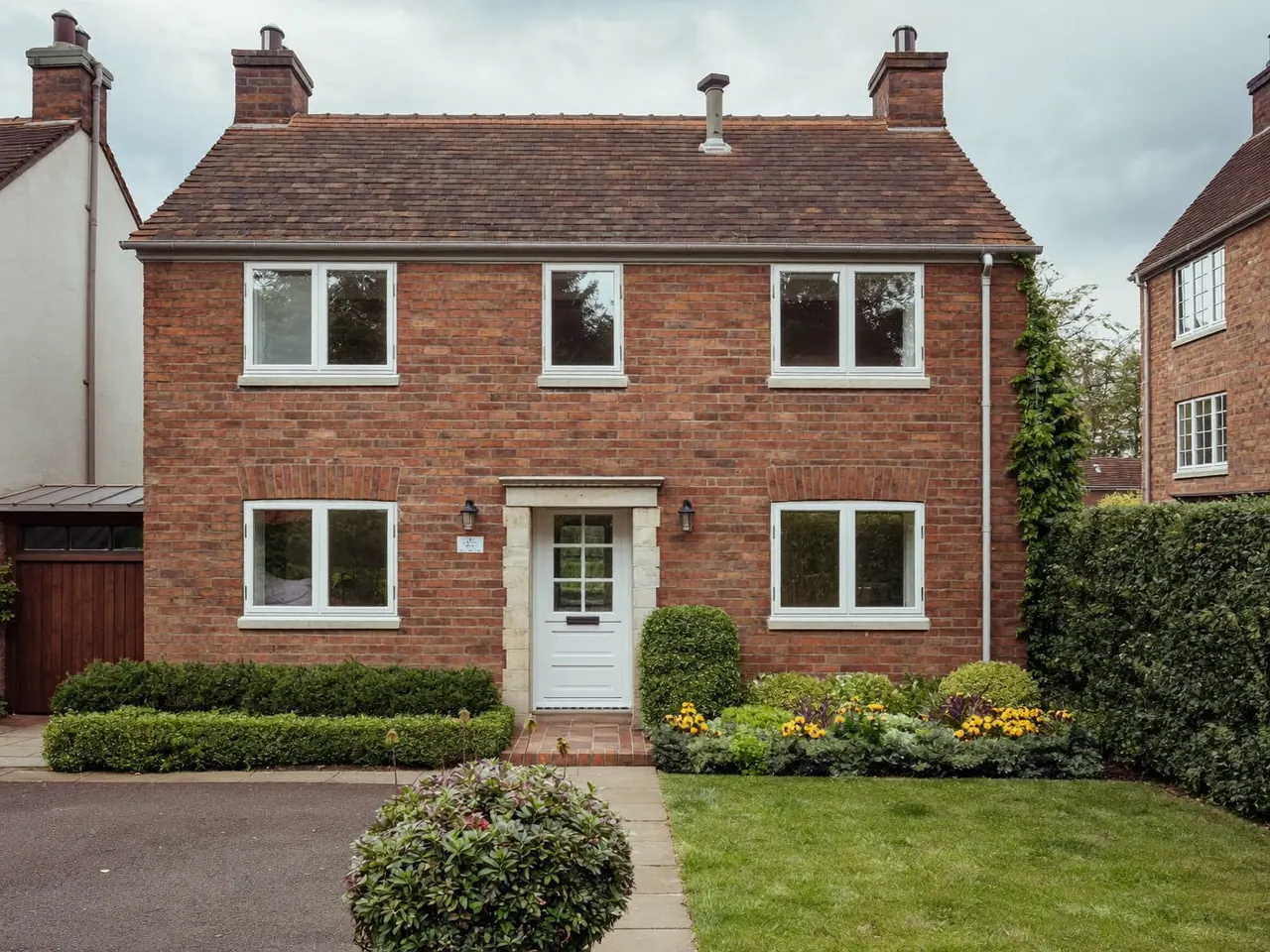 British semi-detached home with efficient new windows
